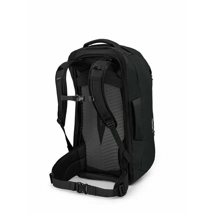 Farpoint 70L, main backpack with straps and belt unstowed (from Osprey website)