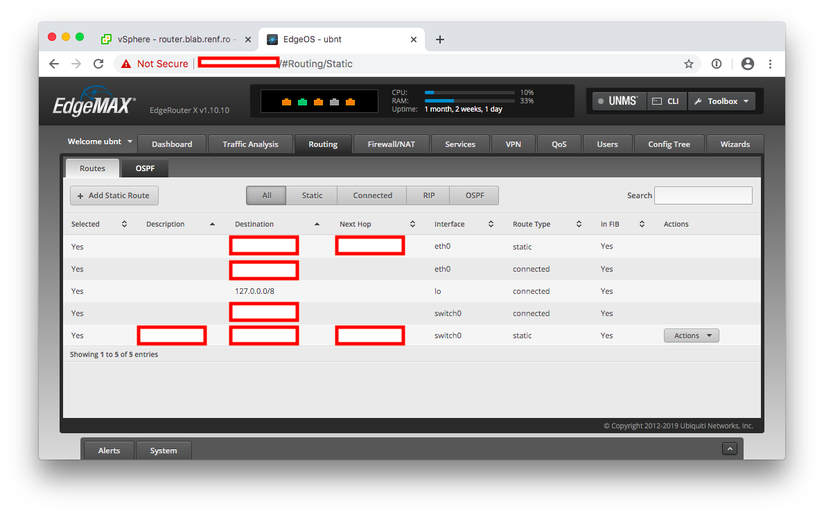 Firewall Config 08 Ubnt Static Route