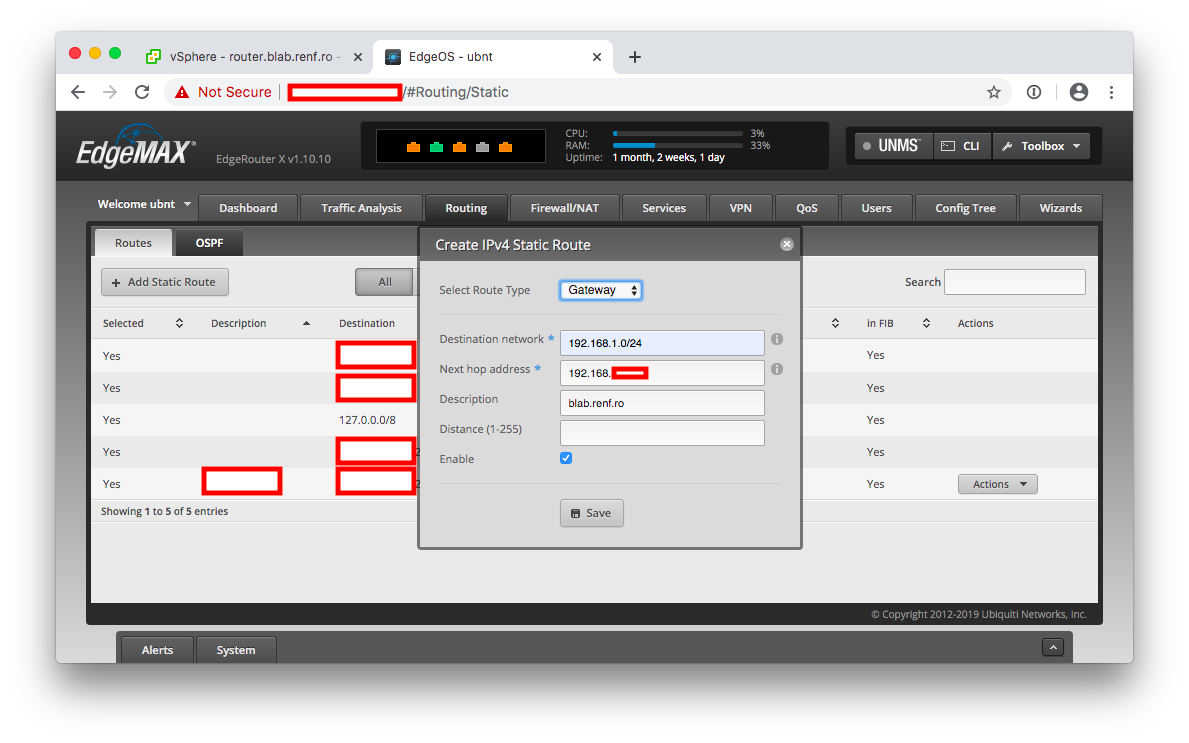 Firewall Config 09 Ubnt Create Route