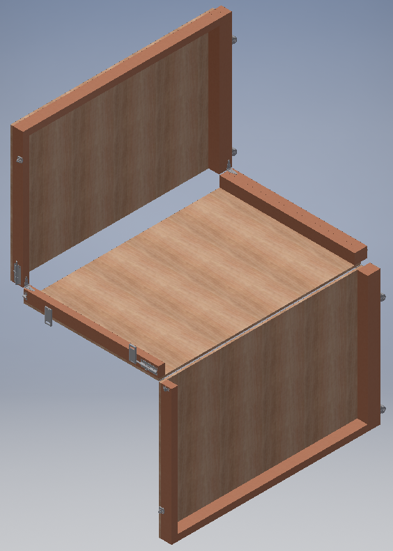 Figure 3: Trifold table unfolding